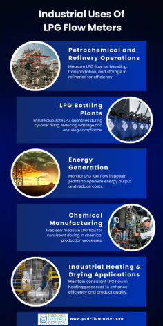 LPG gas flow meters play a vital role in various industrial applications, from monitoring fuel consumption in manufacturing plants to ensuring precise gas usage in chemical processing and heating systems. 

These devices help improve efficiency, reduce waste, and maintain safety standards in high-demand environments. 

Curious to learn more? Check out our infographic post for a detailed breakdown of the diverse industrial uses of LPG gas flow meters and how they can optimize your operations!