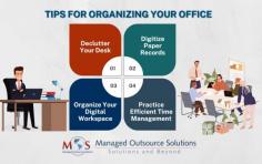 Start the year off right by getting your office organized! Transform your workspace with these simple tips for organizing your office. Partner with MOS for document digitization services to ensure your important documents are instantly accessible at your fingertips. Visit us at: https://www.managedoutsource.com/services/business-process-outsourcing/