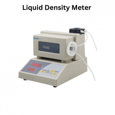 Labnics Liquid Density Meter measures densities from 0 to 1.9999 grams per cubic centimeter with a precision of 0.0005 grams per cubic centimeter. It supports flowable liquids up to two grams per cubic centimeter, ensures constant temperatures of 20 or 25 degrees Celsius, and stores 80 data sets.
