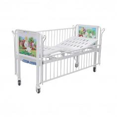 Medical Deals Manual Care Children’s Bed is a lightweight, portable solution designed for comfort and functionality. Featuring manual crank adjustment, lockable casters, a fully adjustable IV stand, a soft-cornered frame, integrated monitoring mounts, and a shock-absorbing design for enhanced care.