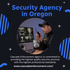 Cascade Enforcement Agency, Inc. is a Trusted Security Agency based in Beaverton, Oregon, dedicated to providing top-notch security services since 1997. Our team of certified professionals specializes in tailored security solutions, ensuring the safety of your assets, personnel, and property. With a strong commitment to customer satisfaction and innovative practices, we are your reliable partner in security. For inquiries or a free security analysis, contact us at 503-291-5082 or email sales@cascadeenforcement.com.