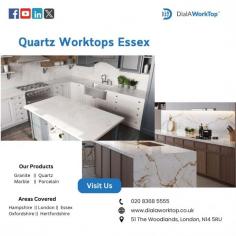 Transform your kitchen with stunning Quartz Worktops in Essex from DialAWorkTop! Combining durability, elegance, and low maintenance, our quartz worktops are the perfect choice for modern homes. With a wide range of colors and designs, we offer expert installation for a seamless finish. Elevate your space with premium quality—contact us today!