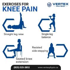 At Vertex Physio & Performance Centers in Edmonton, we guide you through practical exercises designed to strengthen your knees, improve flexibility, and reduce discomfort.Tailored to your specific condition, these exercises are safe and easy to incorporate into your daily routine.Take the first step to healthier knees and a more active life today!

Contact us: https://vertexphysio.ca/knee-pain-physiotherapy-edmonton/  , (825) 525-2852, southclinic@vertexphysio.ca 

#KneePainRelief #VertexPhysio #EdmontonPhysio #KneeCare #YEGPhysio #EdmontonRehab #JointHealth #ExerciseForPainRelief #KneeStrength #PainManagement #YEGHealth #RehabilitationCare #FlexibilityTraining #EdmontonWellness #InjuryRecovery #RecoverStrong #HealthJourney