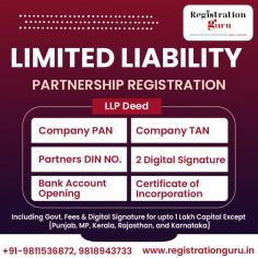 The advantages of both a partnership and a company are included in the country's simple Online LLP Registration in India process. By guaranteeing the protection of personal assets, it enables enterprises to benefit from restricted responsibility. Businesses can register easily using a simple online registration process that includes completing the LLP agreement, getting a Digital Signature Certificate (DSC), and obtaining a Designated Partner Identification Number (DPIN). Medium and small enterprises looking for a flexible structure with less regulatory responsibilities can consider limited liability partnerships (LLPs).