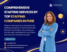 Alliance International is among the top staffing companies in Pune for fast and efficient recruitment. Let us help you find the right candidates for your team and drive your business success. For more information visit: www.allianceinternational.co.in/staffing-company-pune.
﻿#staffingpune﻿ 