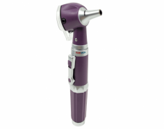 Abimed Otoscope offers three times magnification and fiber optic illumination for precise ear exams. It includes ear tips from two point four to five millimeters and an insufflation bulb, ensuring reliable performance for efficient, accurate ear health assessments and diagnoses in a variety of clinical settings.