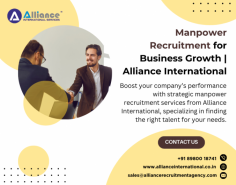 Boost your company’s performance with strategic manpower recruitment services from Alliance International, specializing in finding the right talent for your needs.
For more information visit: https://www.allianceinternational.co.in/manpower-services/
﻿#manpowerrecruitment﻿ ﻿#manpowercompany﻿ 