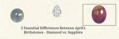 Hey, April babies! We know you’re charming, empathetic, receptive to different emotions, and an adventurous spirit. So, let’s explore more about yourself with not just one but two stunning birthstones for April, the Diamond and Sapphire. Get ready to delve deeper into the world of gemstones associated with your April birth month.