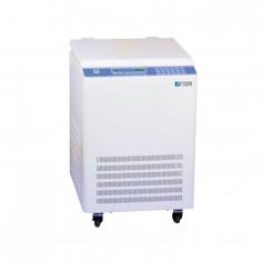 Low Speed Refrigerated Centrifuge FM-LRC-A100

Fison Low Speed Refrigerated Centrifuge is a vertical floor-type unit designed for low-speed separations. It offers a maximum speed of 4200 rpm and 3387 xg centrifugal force, with a swing rotor holding 4 x 600 ml. Features include real-time conversion of speed and RCF, integrated refrigeration minus 5 to plus 40°C and safety devices, all controlled via an easy-to-use LCD display. Ideal for accurate and efficient separations.