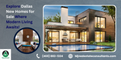 Explore the finest Dallas new homes for sale with MJ Real Estate Consultants. Find your ideal home in Dallas' most sought-after neighborhoods and experience modern living at its best. Start your journey today. Contact us at (469) 882-1324 or Visit https://www.mjrealestateconsultants.com