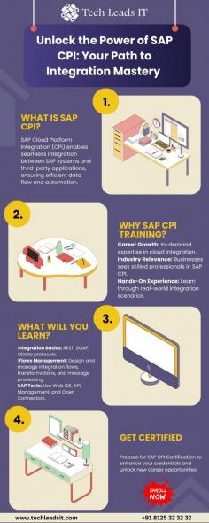 Visit us :https://www.techleadsit.com/ERP/SAP/sap-cpi-training/sap-cpi-course