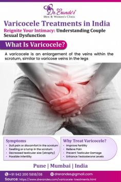 Don't let varicocele pain or fertility concerns hold you back. Our dedicated expert, Dr.Erande, specializes in comprehensive varicocele management and personalized Varicocele treatments. Whether you're experiencing discomfort, fertility worries, or seeking expert guidance, we're here to help. Connect for consultation with Dr.Erande in Pune, India