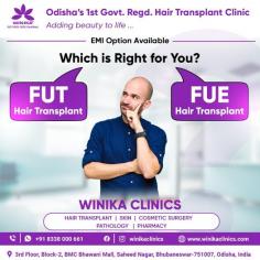 FUT offers a more extensive harvest of hair follicles, ideal for those needing significant coverage. On the other hand, FUE provides a minimally invasive option with no linear scarring, perfect for those who prefer shorter hairstyles.

See more: https://www.winikaclinics.com/follicular-unit-extraction-fue
