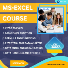 Master Microsoft Excel with this comprehensive course, covering essential functions, data analysis, and advanced features. Learn how to create professional spreadsheets, automate tasks, and enhance productivity.