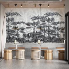 Transform your space into a peaceful paradise with our Bushy Tranquil Palms Wallpaper Murals.  Perfect for creating a calming and nature-inspired atmosphere in any room. 