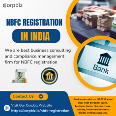 
NBFC Registration in India with Corpbiz

Corpbiz is your reliable partner for hassle-free NBFC registration in India, ensuring compliance with all RBI guidelines. Non-Banking Financial Companies (NBFCs) play a crucial role in providing financial services like loans, asset financing, and micro-financing to bridge the credit gap in underserved areas. With our end-to-end solutions, including document preparation, application submission, and regulatory compliance, we make the complex registration process seamless. Choose Corpbiz for professional support and start your NBFC journey with confidence.

https://corpbiz.io/nbfc-registration