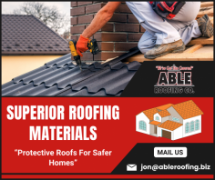 Reliable Roofing Materials for Installation

Get long-lasting protection with asphalt roofing materials while remaining affordable and durable. Our shingles are perfect for residential properties and are available in various colors and styles to match any design. For more details, mail us at jon@ableroofing.biz.