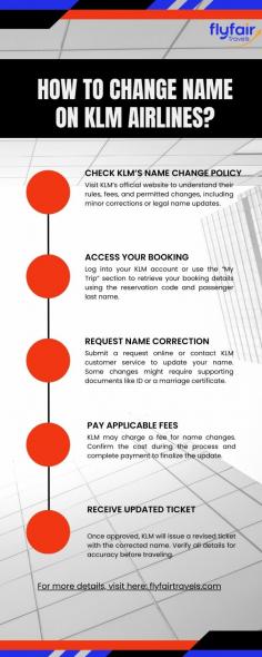 Learn how to change your name on KLM Airlines with our easy step-by-step guide. Discover the policy, request corrections, pay fees, and get your updated ticket quickly!