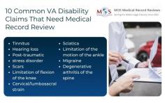 Common VA Disability Claims That Need Medical Record Analysis
