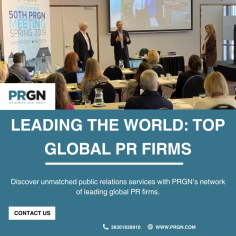 Looking for top global PR firms to elevate your brand? PRGN offers a trusted network of leading public relations agencies worldwide. PRGN delivers customized strategies to ensure your message reaches a global audience. We connect you to top-tier firms that excel at brand storytelling, marketing outreach, and digital campaigns. Our PR professionals help you achieve global success with tailored solutions. Visit PRGN today to learn more!