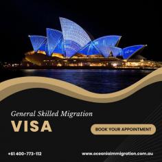 The General Skilled Migration Visa program assists with the skill shortage that in Australia. General Skilled Migration allows foreigners who are qualified or experienced in a required profession to migrate to Australia.