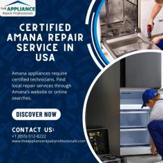 Are you required for a Trusted Amana repair service near you? The Appliance Repair Professionals are here to help. Our skilled technicians specialize in fixing all Amana appliances, from refrigerators and stoves to ovens and dishwashers. We focus on quality work and customer happiness, so you can count on us to do the job well. Reach out to us today for all your Amana appliance repair needs.

For more information visit our website - https://theappliancerepairprofessionals.com/directory/brands/detail/amana-repair-near-me