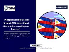 In the Philippines trade market, many ports are playing a major part in import-export shipping activities. Our AI System collects all the required trade data and customized it in a good manner so that clients who want to access the Philippines shipment data of 2024 access it easily. You can check out the sample of the Philippines Import-export data by clicking the link - 
https://eximtradedata.com/philippines-import-export-data