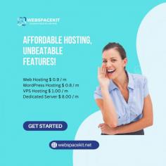  Unlock powerful hosting at unbeatable prices with WebSpaceKit! Enjoy fast speeds, top-tier security, and advanced features without breaking the bank. Perfect for anyone looking to grow online with ease.
