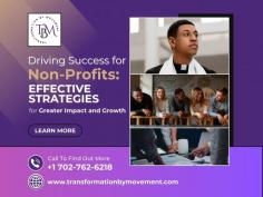 Transformation By Movement specializes in empowering non-profits with effective strategies to achieve sustainable growth and create a greater impact. By providing tailored solutions and expert guidance, they help organizations drive success, expand their reach, and accomplish their mission with confidence.