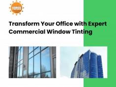 Enhance comfort, reduce glare, and elevate style in your workplace with professional commercial window tinting. Discover how our expert solutions can create a productive, energy-efficient environment while safeguarding privacy and protecting interiors from harmful UV rays. Transform your office into a sleek and functional space today!