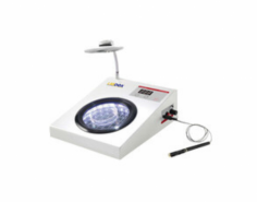 LabDex Digital Colony Counter features 3 to 9 times magnification and an LED white light source for accurate counting. It has a counting range of 0-9999 and operates in temperatures from 5 to 50 degrees Celsius. The system also includes a pressure-sensitive pen for precise marking and audio feedback for accurate counting.