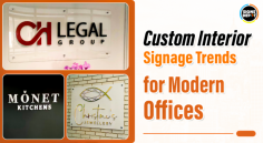 From stylish acrylic panels to 3D wall logos, custom interior signage reshapes your office interior designs.
Minimalist Designs: Clean lines and simple fonts for a contemporary vibe.
 Bold Branding: Reflect your company culture with statement signage.
 Eco-Friendly Materials: Sustainable options like reclaimed wood and recycled acrylic.
 Interactive Tech: Smart signs with touchscreens and QR codes for added functionality.
Contact Signs Depot and upgrade your office interiors with the right signage solutions.


https://signsdepot.com/custom-interior-signage-trends-for-modern-offices/