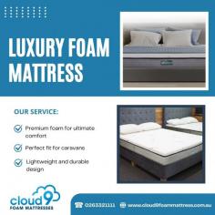 Experience premium comfort with Cloud9’s luxury foam mattress. Designed for ultimate support, relaxation, and superior sleep quality!