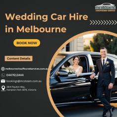 Make your wedding day extraordinary with Luxury Wedding Car Hire Melbourne from Melbourne Chauffeured Services. Our premium Audi A8 and other luxury vehicles ensure an elegant and memorable arrival. Specializing in Melbourne Wedding Car Hire, we provide professional, courteous chauffeurs for a seamless experience. Whether you need Bridal Car Hire Melbourne or reliable Wedding Chauffeur Melbourne services, we deliver unmatched comfort and style. Explore our tailored packages for Wedding Car Rental Melbourne and create lasting memories.

Book now with Melbourne Chauffeured Services and elevate your special day to pure luxury!

https://melbournechauffeuredservices.com.au/wedding-car-hire-services-melbourne/