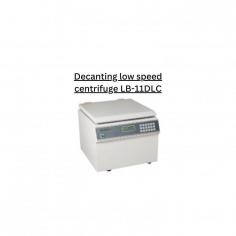 Labotronics Decanting low speed centrifuge is a microcomputer controlled unit with nine ascending and descending rate selection modes. It is available in chest and upright type. It consists of an LCD display and the safety and reliability of the unit increases due to its double lock rod design doors with magnetic locks. 