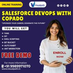  Visualpath a leading institute in Hyderabad, offers Comprehensive Salesforce Devops Course to help professionals excel in agile development and deployment practices. Our Salesforce Devops Certification With expert-led courses cover essential concepts, tools, and hands-on projects to ensure a practical learning experience. Enroll for a Free Demo. Call us: - +91-9989971070. Course Covered: Salesforce, DevOps,Copado,Deployment tools, Jenkins,Testing, Automation, Version control, Agility, Reporting Visit: https://visualpath.in/online-salesforce-devops-training.html Join Us Whatsapp: https://www.whatsapp.com/catalog/919989971070/ Visit: https://visualpathblogs.com/