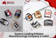 Explore Leading Emblem Manufacturings Company in India! 

Metalic Impressions is a leading emblem manufacturing company in India, offering high-quality, durable emblems for all your branding needs. With expert craftsmanship and attention to detail, Metalic Impressions ensures your brand stands out with stylish, customized emblems. Trust their innovative solutions to elevate your brand's identity in today's competitive market.

Visit us- https://www.metalicimpressions.com/emblem.php