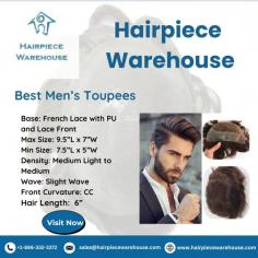 Best Men's Toupee- Hairpiece Warehouse