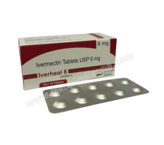 Iverheal 6 Mg is a drug that works as an anti-parasitic medicine helping you to cure different parasitic infections. The affected areas of the parasitic infections might be different such as the intestines, skin, or eyes.

