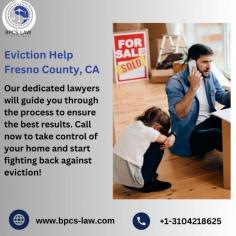 Are you looking for eviction help in Fresno County, CA? Then you need expert eviction attorneys to help you. At BPCS Law Evictions, our legal team will provide you with effective defense against eviction, fight against unfair practices, and protect your rights. Our dedicated lawyers will guide you through the process to ensure the best results. Call now to take control of your home and start fighting back against eviction!