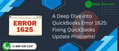 Learn how to resolve QuickBooks Error 1625, caused by system policy restrictions during installation or updates. Follow simple steps to fix this issue quickly.