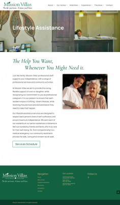 Assisted Living in BC

Our caregivers offer home care assistance and assisted living facilities in Kelowna BC. Look forward to independent living with community activities. Call 250-764-8088
https://missionvillas.ca/lifestyle-assistance-2/
