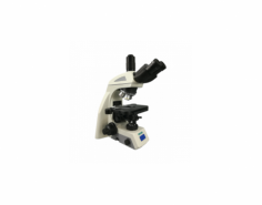 Labtro Biological Microscope features a trinocular head, a quintuple nosepiece, built in Koehler illumination, and an LCD panel for status display. It includes an optional digital camera with a vibration free frame and the UIS2 optical system for stability and durability.