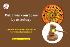 Are you wondering if you will win your court case? Dr. Vinay Bajrangi, a trusted name in Legal Astrology, can help you find the answers. With his expert guidance, you can gain insights into your legal situation based on astrological wisdom. Don't leave your future to chance. Book an online consultation today and get the clarity you need. Let Dr. Bajrangi’s knowledge guide you through this challenging time. Your case matters, and understanding the stars might just be the key to your success. Reach out now and take the first step toward victory!

https://www.vinaybajrangi.com/court-case-astrology/will-i-be-able-to-win-the-court-case.php 