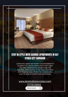 Looking for stylish and modern accommodation in Gurgaon? Our service apartments DLF Cyber City offer contemporary designs, high-end amenities, and proximity to top corporate offices and shopping areas. Perfect for travelers who want the best of comfort and convenience.