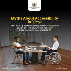 Dine in Style & Comfort: Revolutionize your mealtime with the Inclusion Table—where design meets accessibility for wheelchair users
