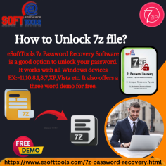 If you use a 7Z file and forget the password, try using eSoftTools 7Z Password Recovery Software to unlock it. This tool unlocks your 7Z file password quickly with easy steps. This is a man-made tested tool that keeps getting updated with time. It has three attacks, Brute Force Attack, Mask Attack, and Dictionary Attack. It unlocks passwords with alphabetic, alphanumeric, symbolic, Unicode, and words. We also provide our users with a demo of three characters for free without paying. So use this tool to unlock the 7z file password today.
Read More:-https://www.esofttools.com/blog/how-to-unlock-a-password-protected-7zip-file/