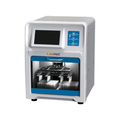 Labnic Nucleic Acid Extractor is a compact, fully automated system utilizing magnetic rods for high-purity extraction. It processes up to 32 samples in 30-60 minutes, features a 7" LCD touchscreen, 1°C temperature accuracy, and stores up to 120 programs for efficient, hands-free operation.