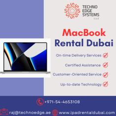 If you’re looking to Lease MacBooks for your business in Dubai, In Techno Edge Systems LLC, MacBooks are available for short-term or long-term leases, based on your needs. Monthly, quarterly, and annual terms are typical lease possibilities. . For more information call us at +971-54-4653108.

Visit us: https://www.ipadrentaldubai.com/

