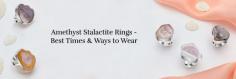 In this blog, we will discuss what Amethyst Stalactite is, the ways in which you can style your Amethyst Stalactite ring, and the occasions on which you can wear this gemstone ring. So, without waiting any longer, let us understand Amethyst Stalactite in detail.